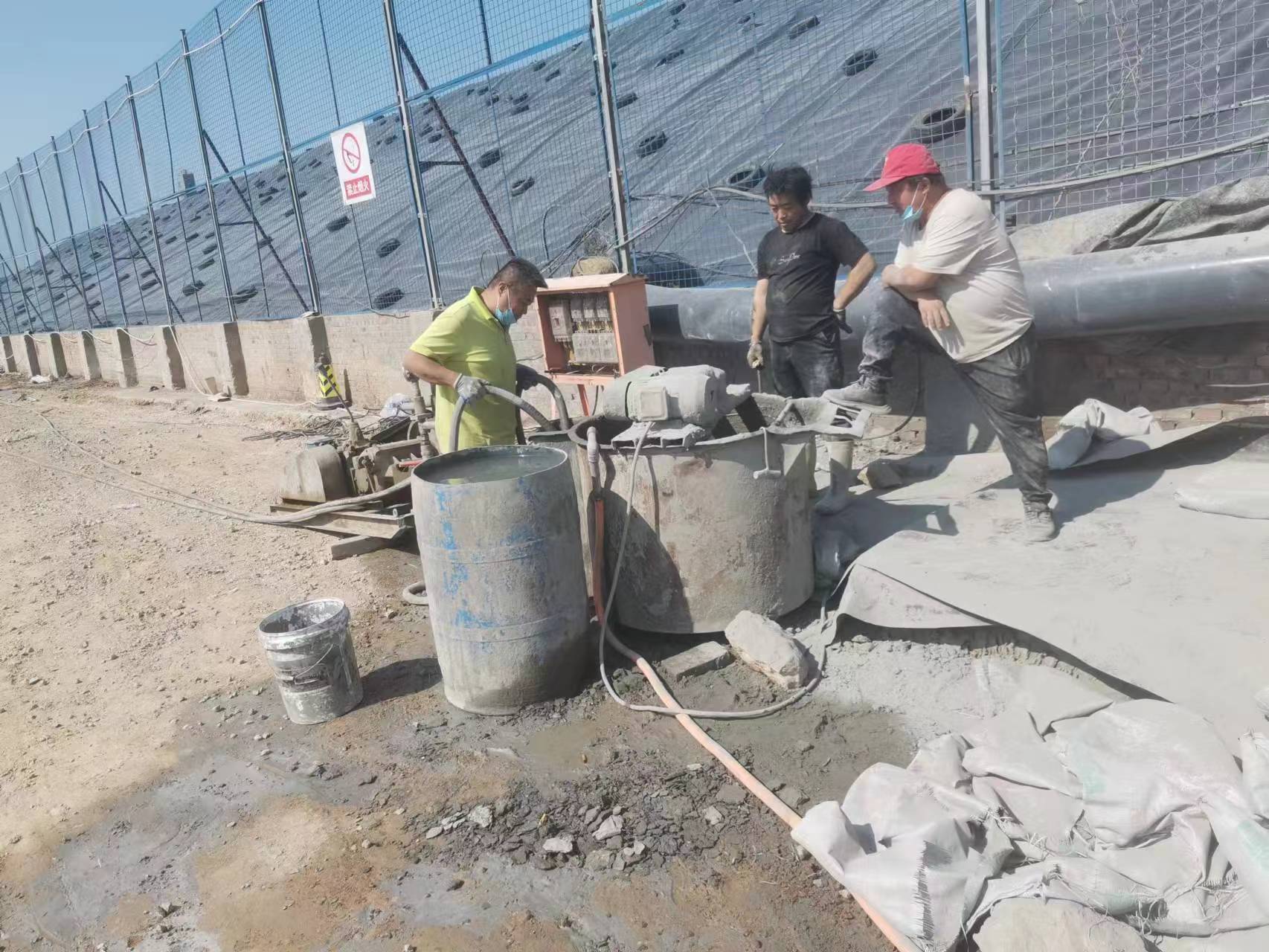 通道袖阀管注浆